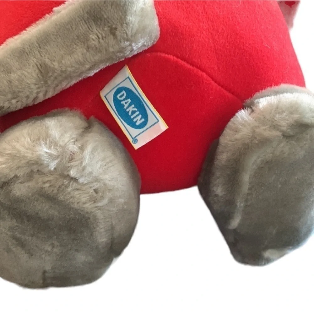 Vintage Dakin Mouse Plush Mr. Santa Christmas Stuffed Animal Toy Glasses You 17”